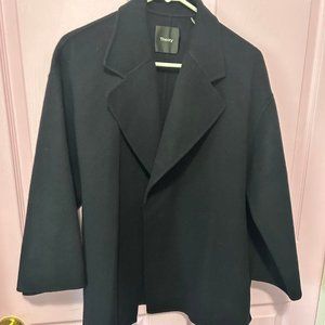 Theory Wool & Cashmere Belted Robe Jacket